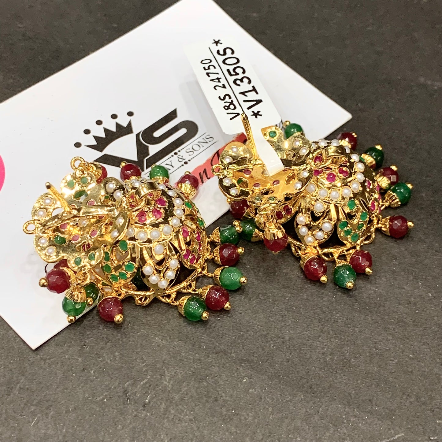 Jadau Earrings 45366