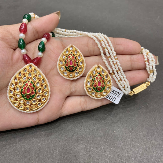 Kundan Pendant Set 6765