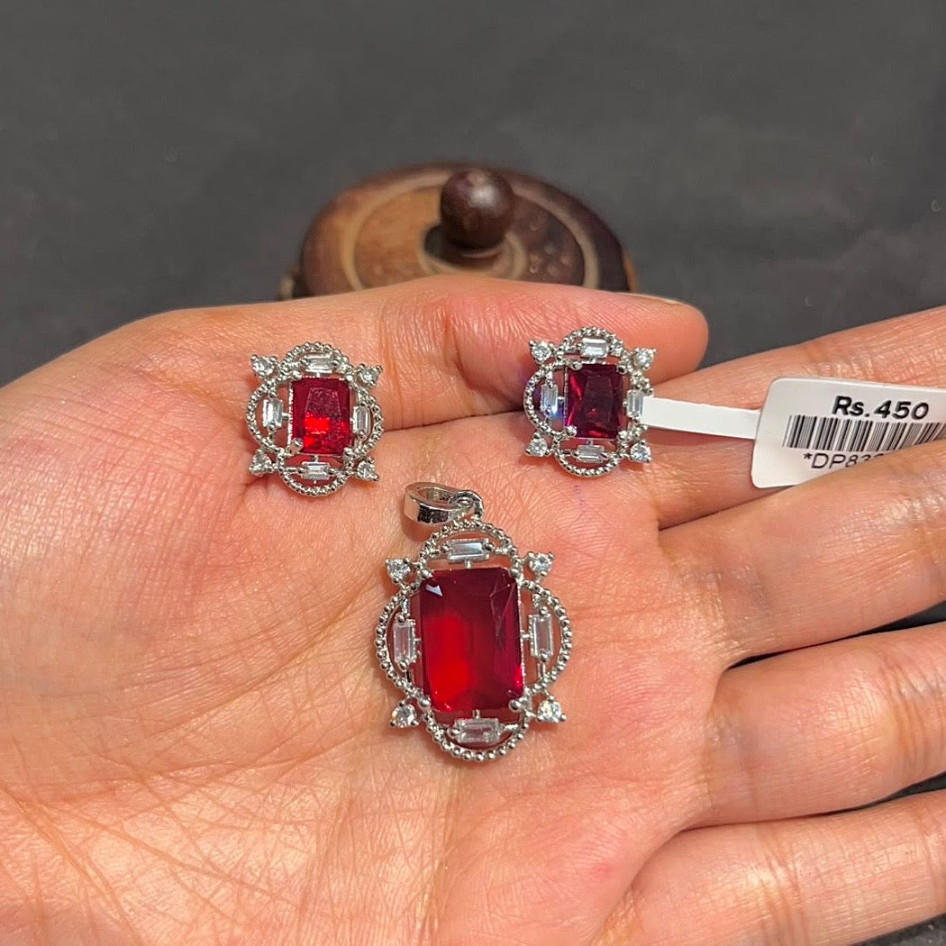 Zircon Pendant set 59448