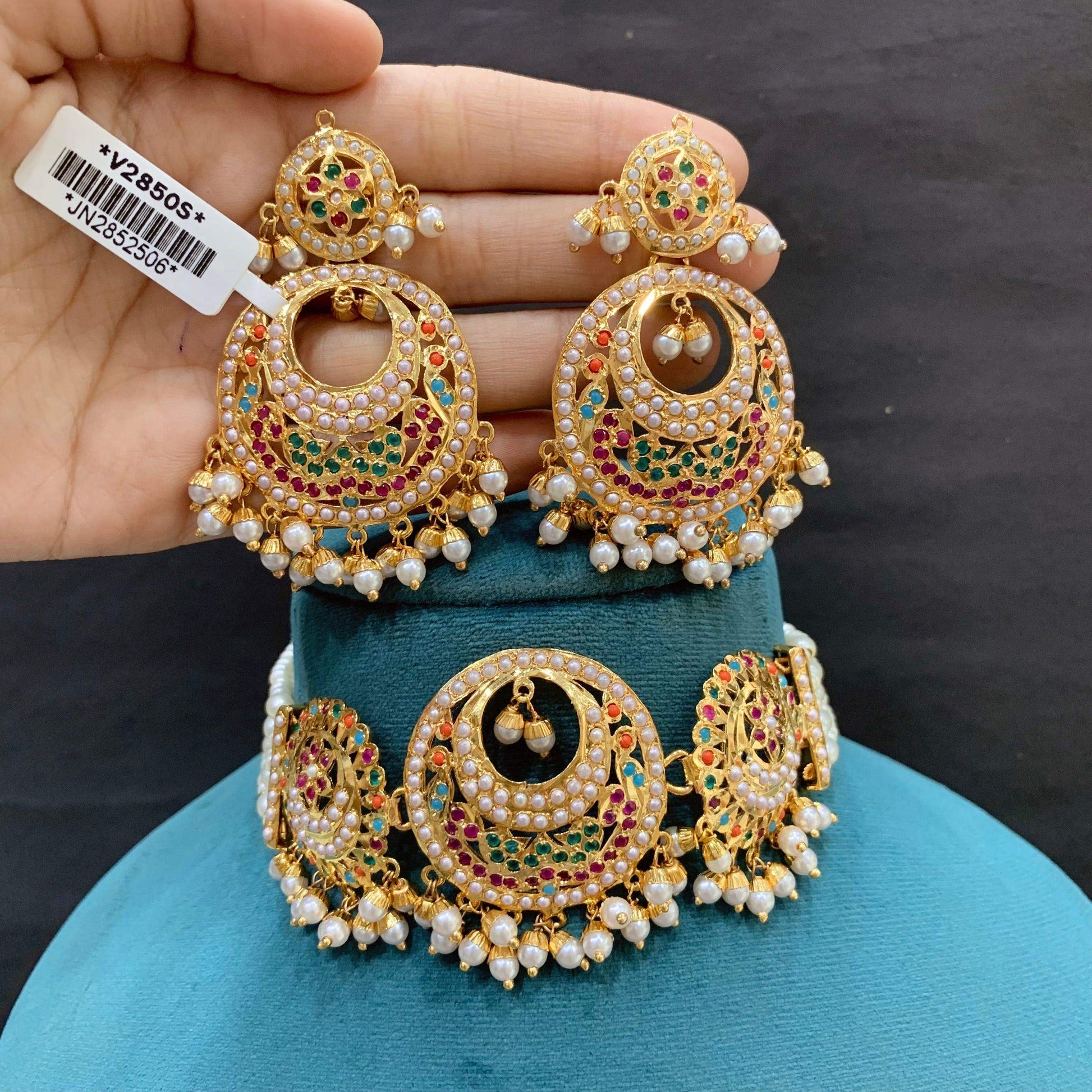 Jadau Necklace set 24578