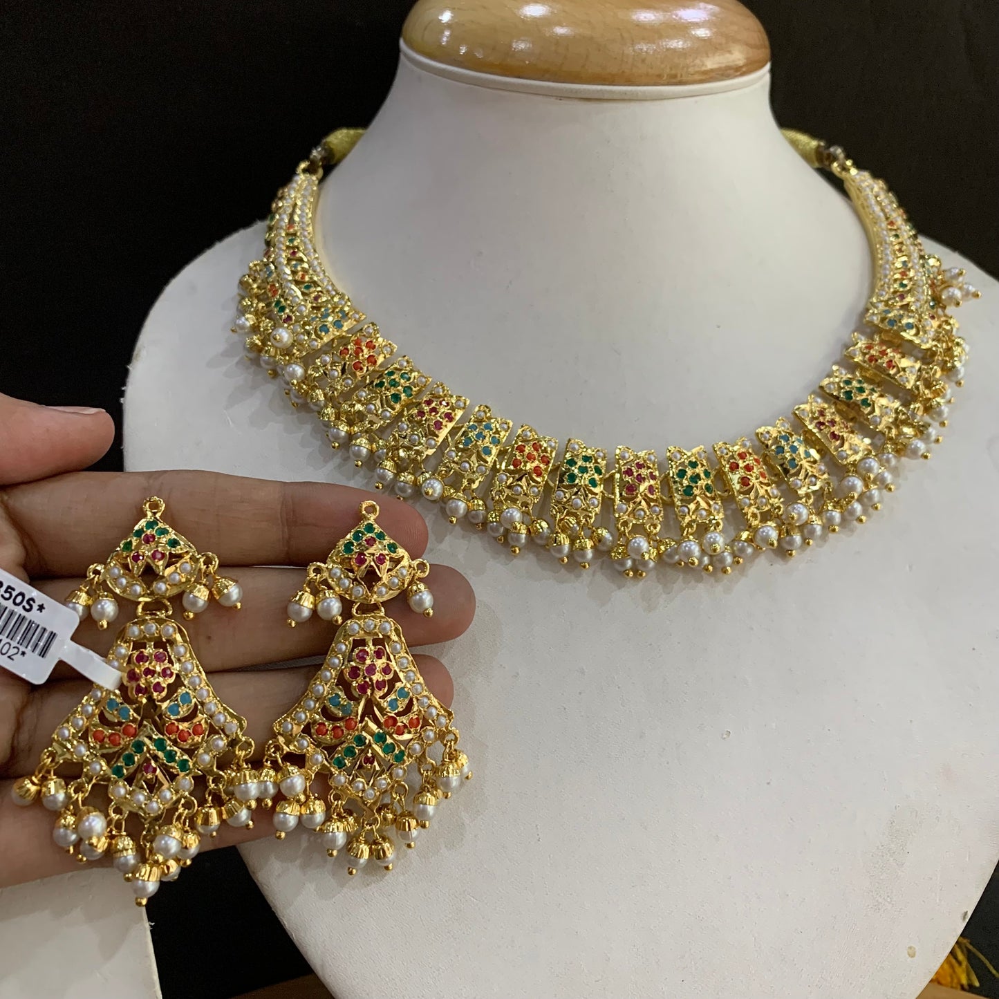 Jadau Necklace Sets 56776558