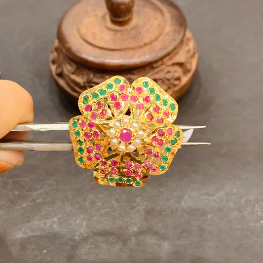 Jadau ring adjustable size 294619