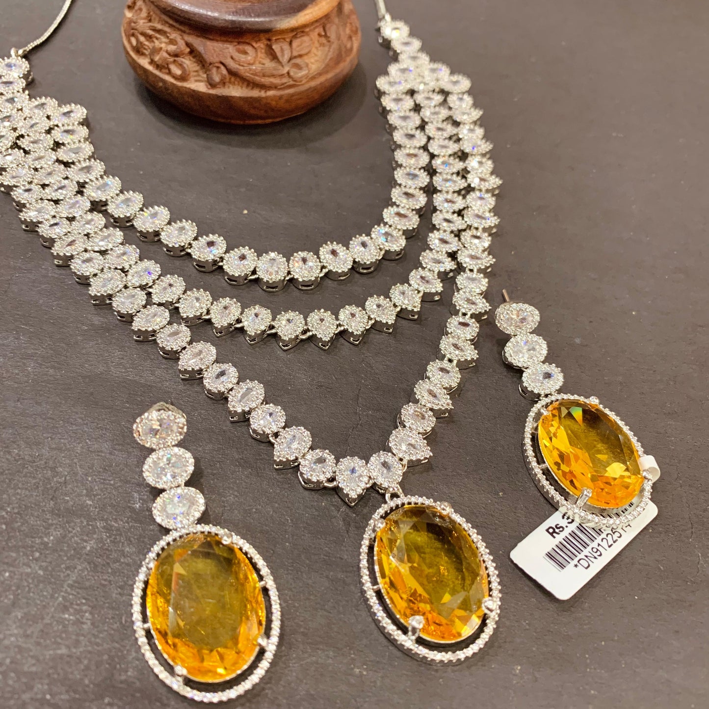 Zircon Necklace Set 34446