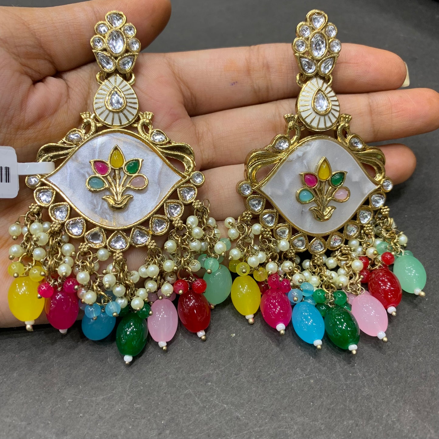 Kundan earrings 8776555