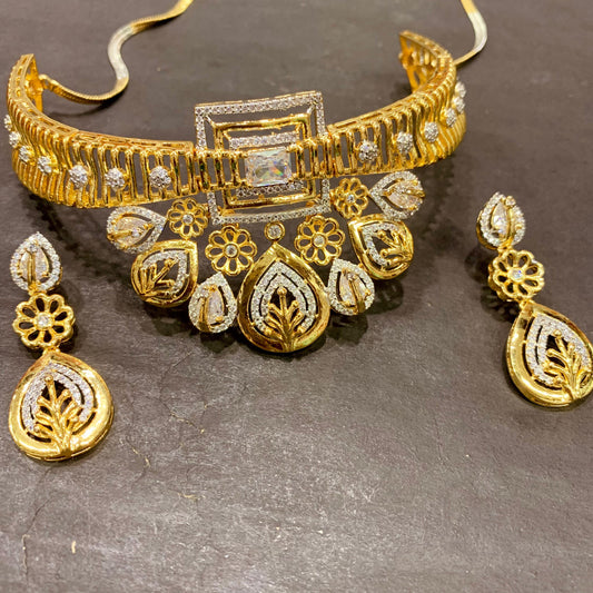 Zircon Necklace Set 41234555