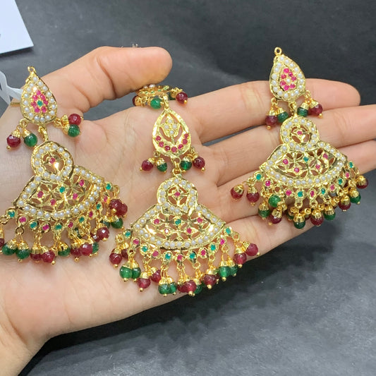 Jadau Earrings 567843