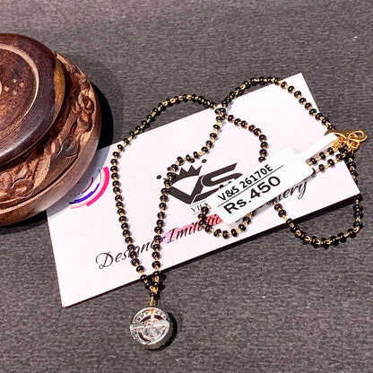 Zircon mangalsutra 56655