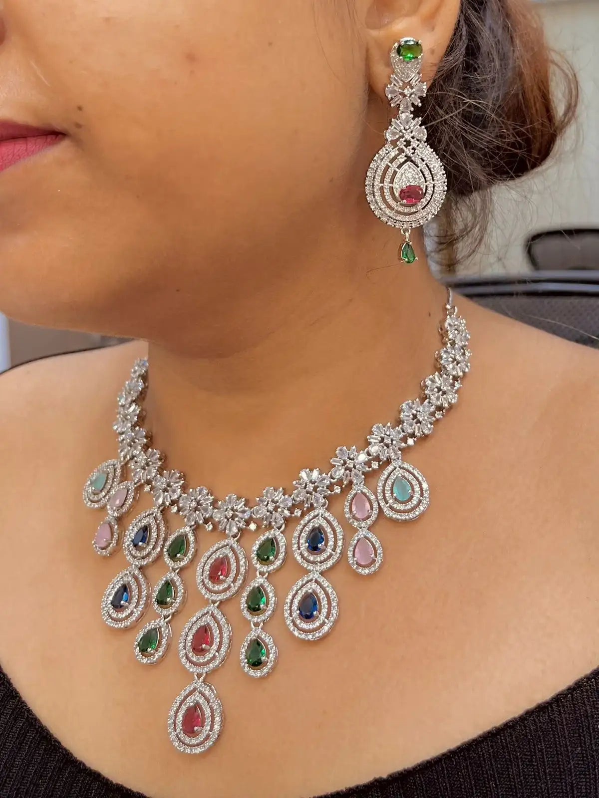 Zircon Necklace Set 562544