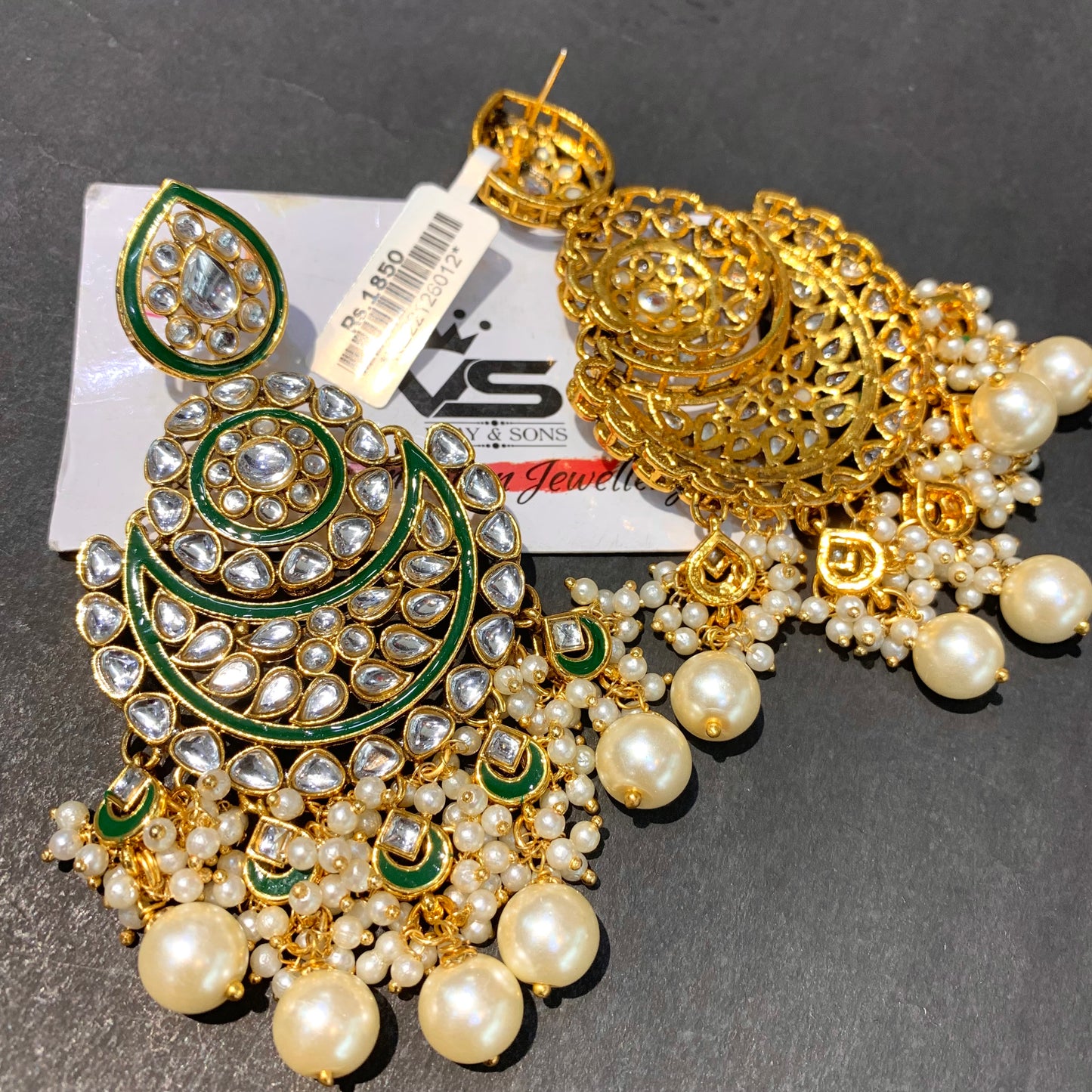 Kundan Earrings 523577