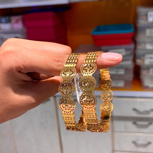 Gold Plated Bangles 445451662