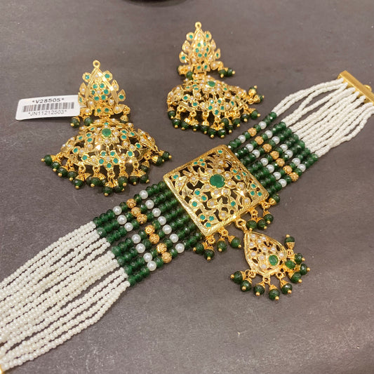 Jadau Necklace Set 46643