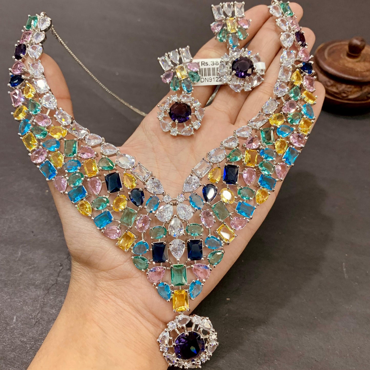 Zircon Necklace Set 367544