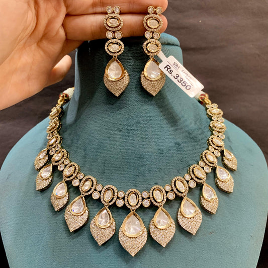 Kundan Necklace Set 56233