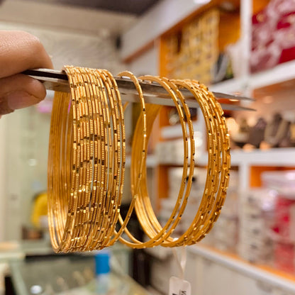 Gold Plated Bangles 56655