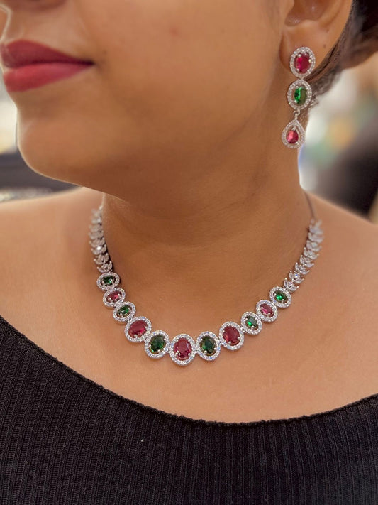 Zircon Necklace Set 5778727