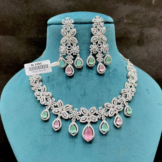 Diamond necklace set 6565