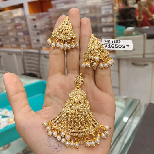 Jadau Pendant Set 56543