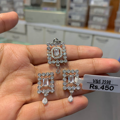 Zircon Pendant set 43245