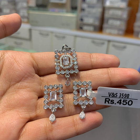 Zircon Pendant set 43245
