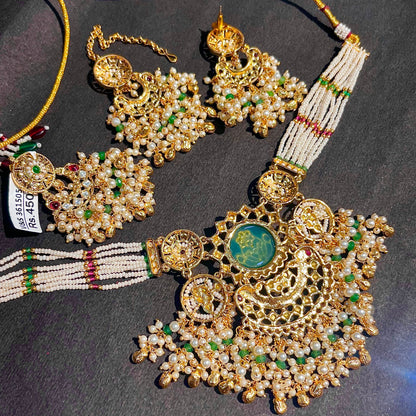 Kundan Necklace Set 86285
