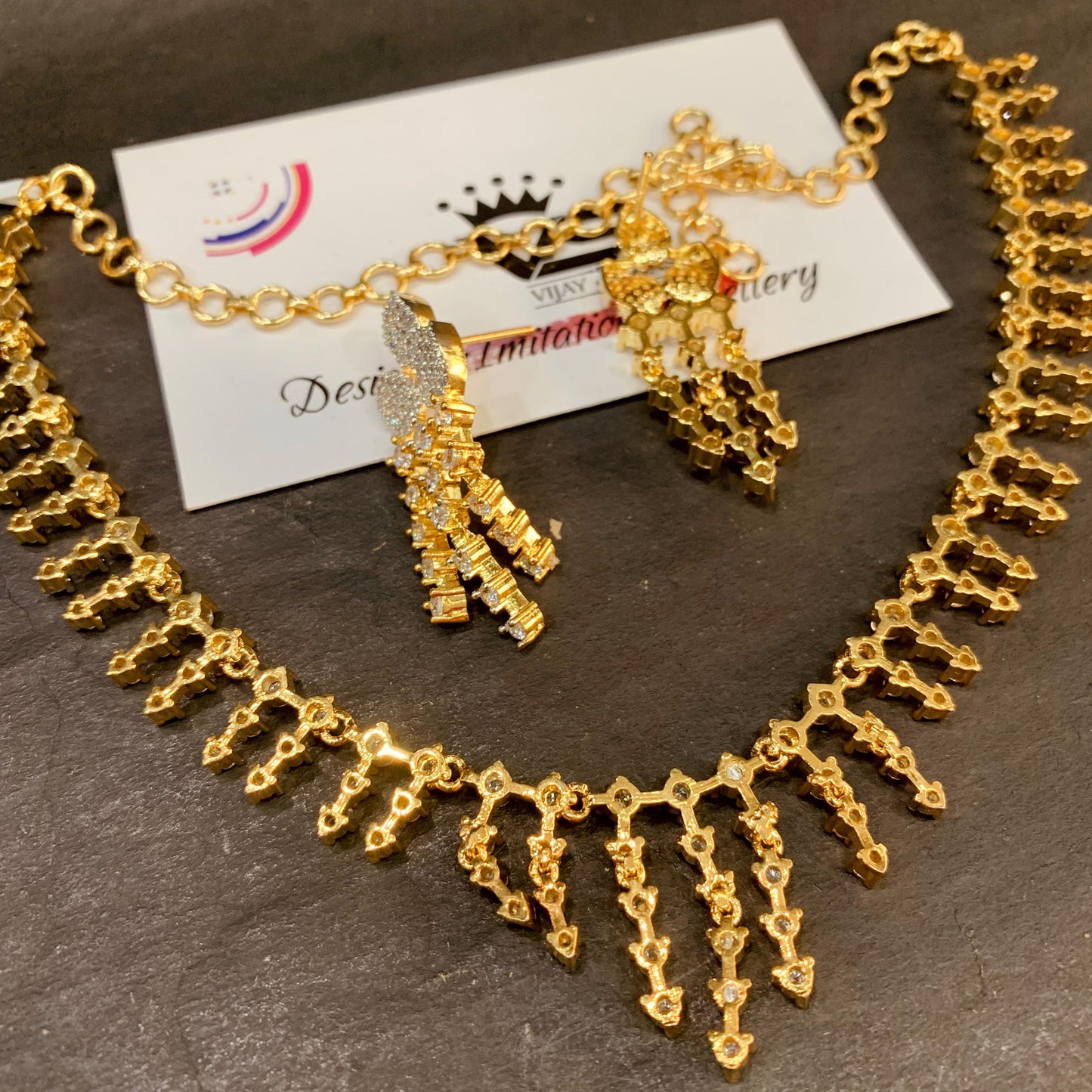 Zircon Necklace Set 4123334