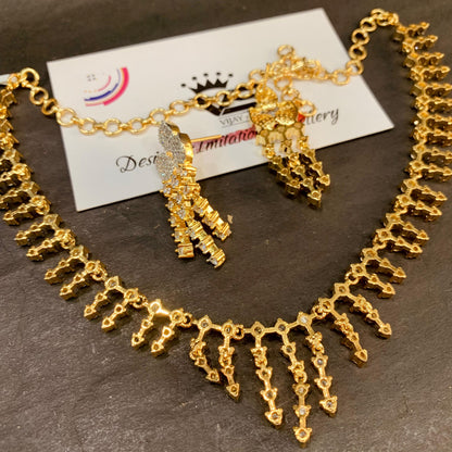 Zircon Necklace Set 4123334