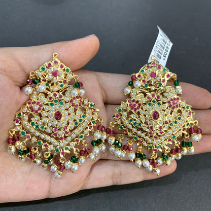 Jadau Earrings 56773