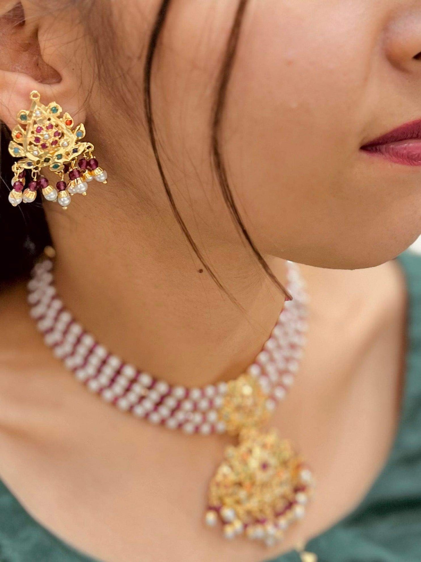 Jadau Necklace Sets 5676678 - Vijay & Sons