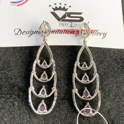 American Diamond Earrings 4566