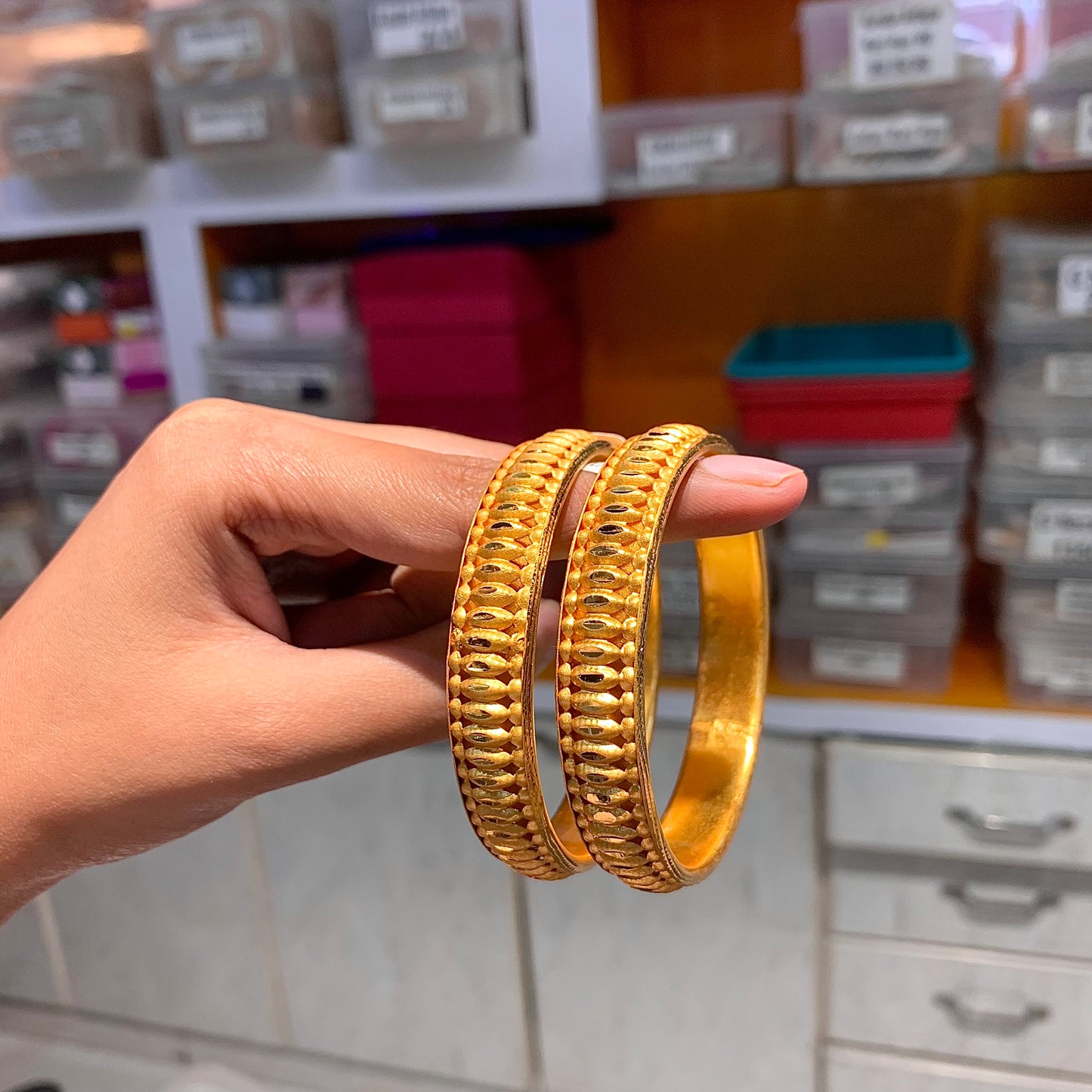 Gold Plated Bangles 48516338
