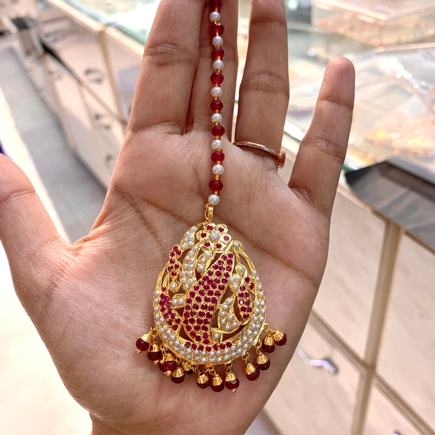 Jadau Maang Tikka 42456