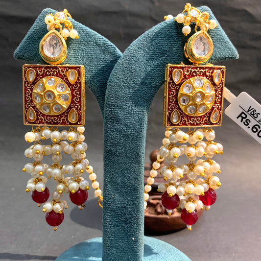 Kundan Earrings 42455