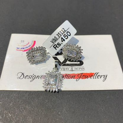 Zircon Pendant set 43567