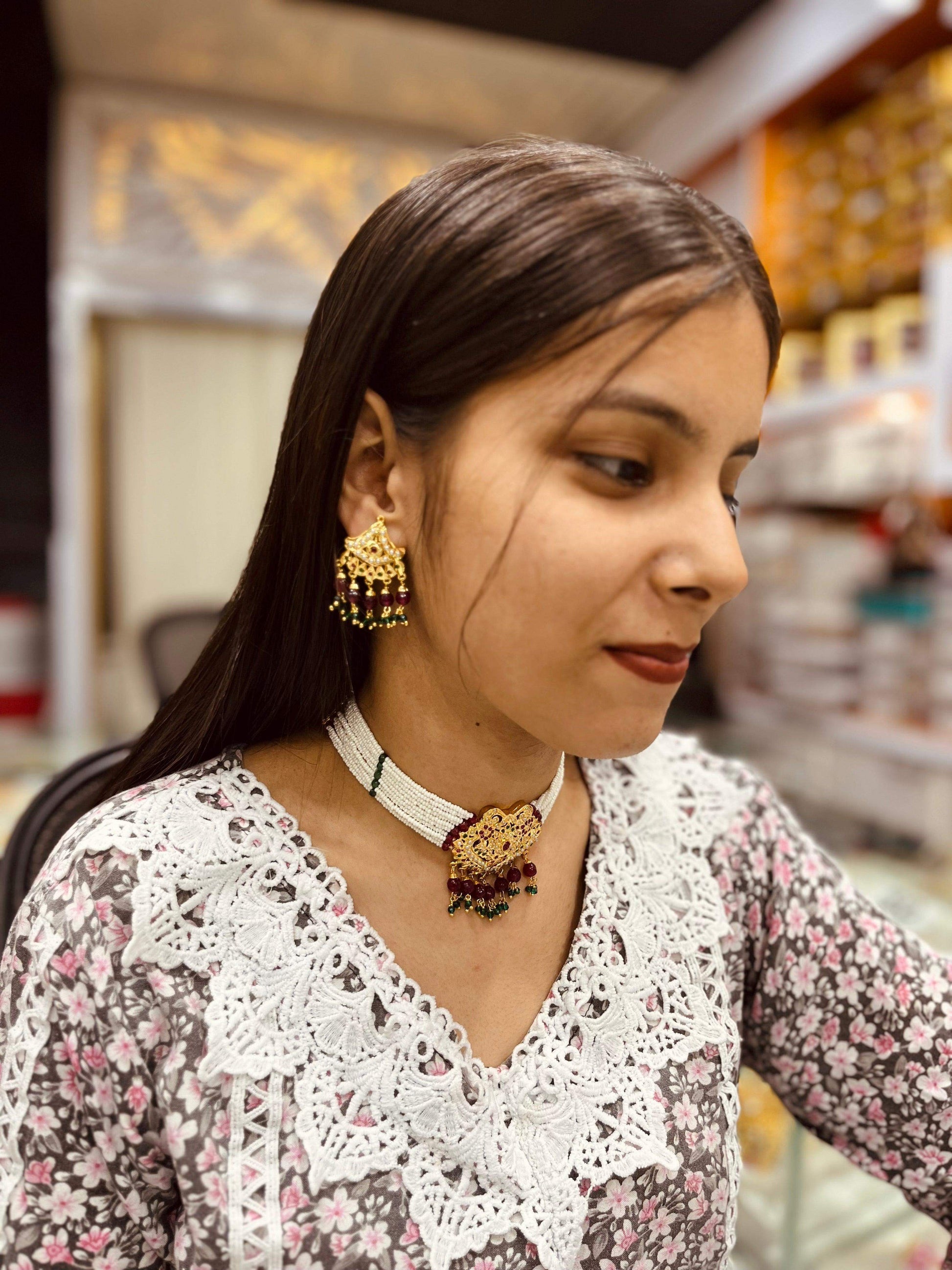 Jadau choker set8666223