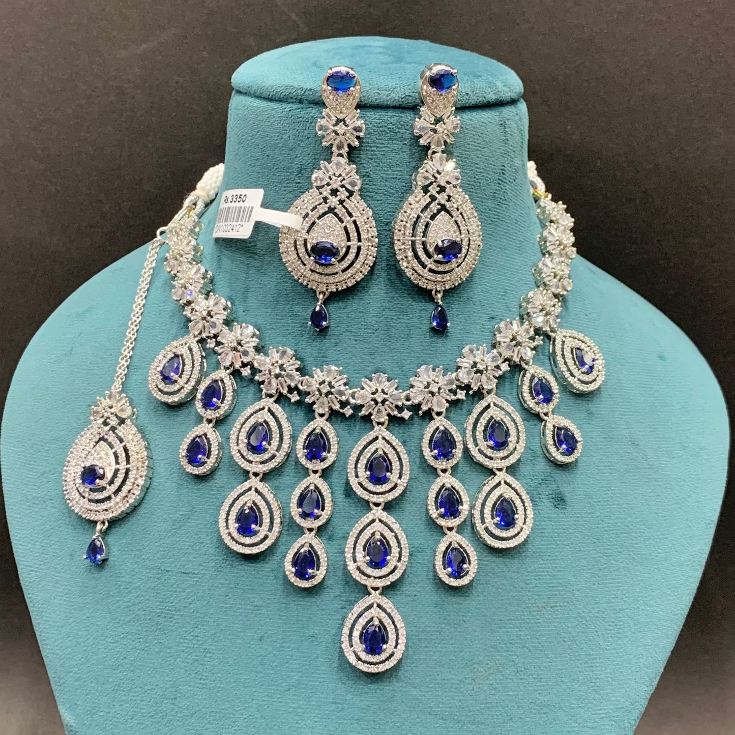 Zircon Necklace Set 753366