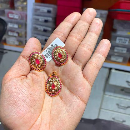 Jadau Pendant Set 4578876