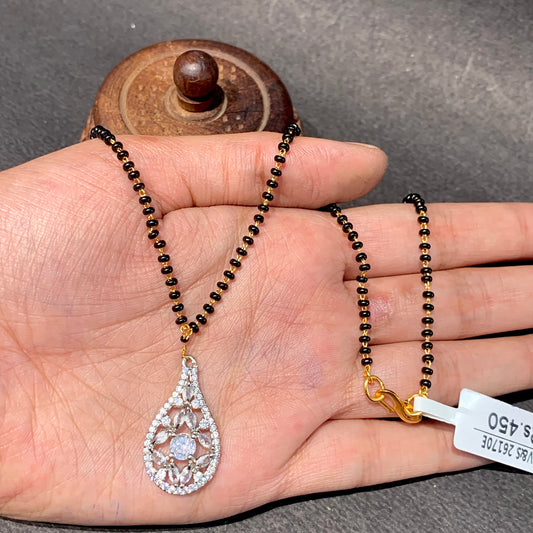 Zircon mangalsutra 46787