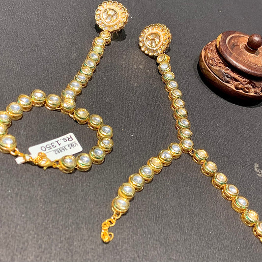 Kundan Hath Phool Rings 54554155