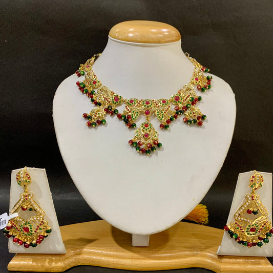 Jadau Necklace Sets 357883