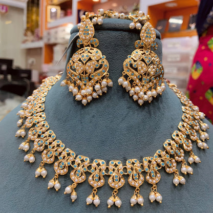 Jadau Necklace Set 527363
