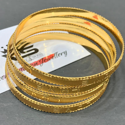 Gold Platted Bangles 677555