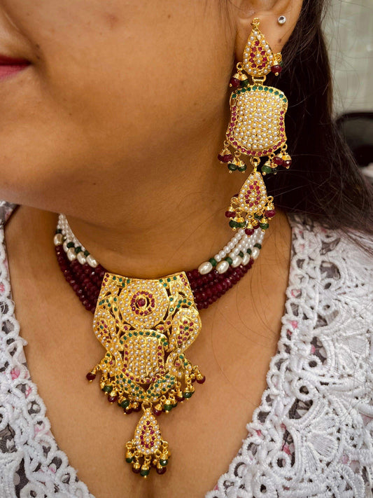 Jadau Necklace Sets 3005348 - Vijay & Sons