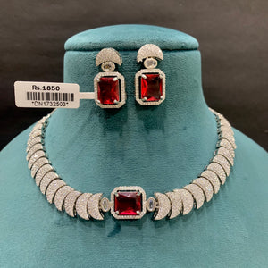 Zircon Necklace Set 45632
