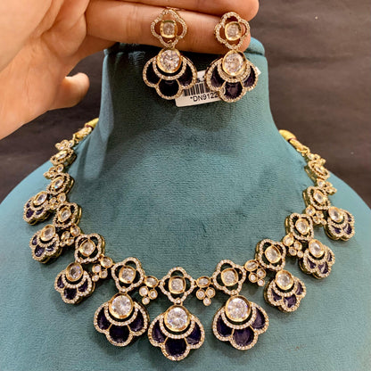 Kundan Necklace Set 45654
