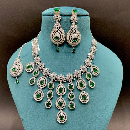 Zircon Necklace Set 753366