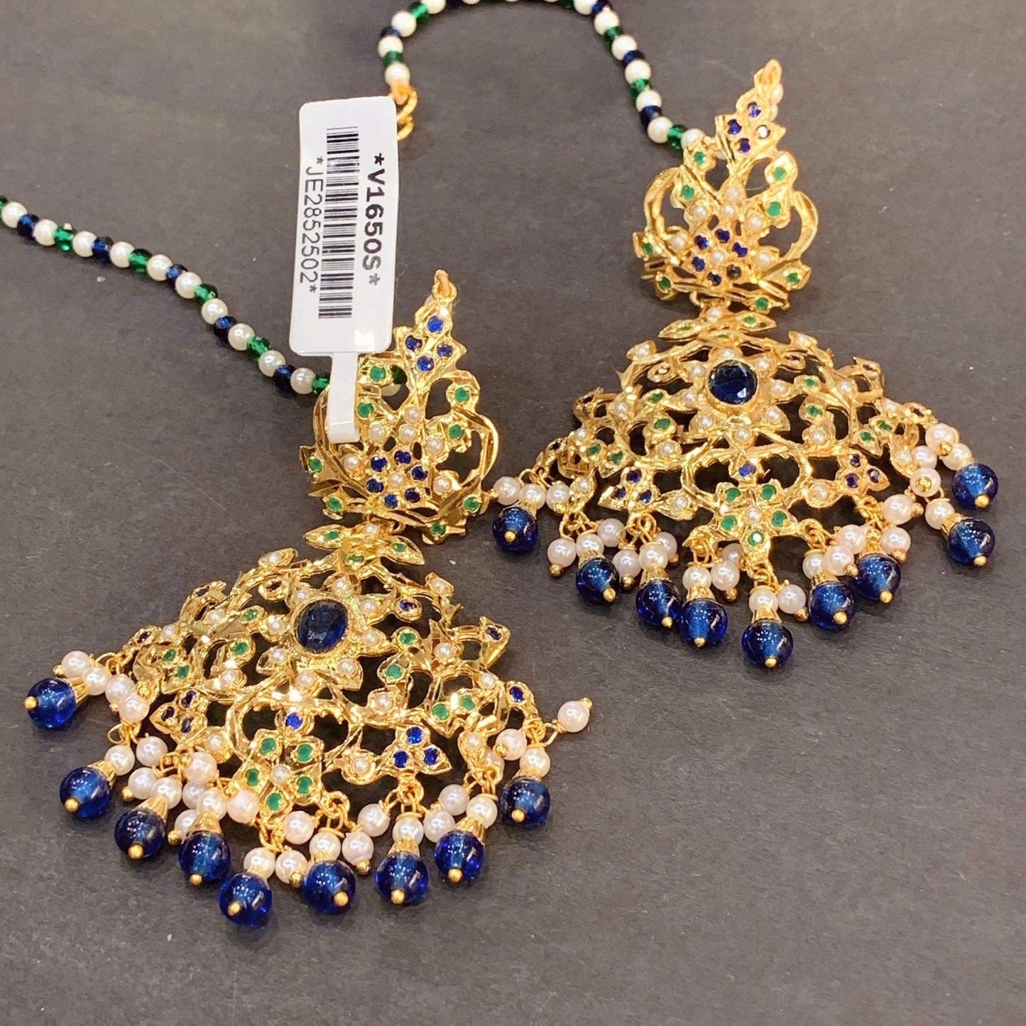 Jadau Earrings 294619 - Vijay & Sons