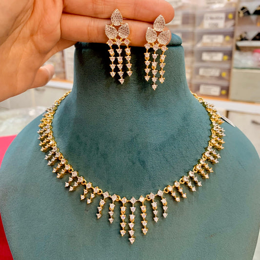 Zircon Necklace Set 4123334