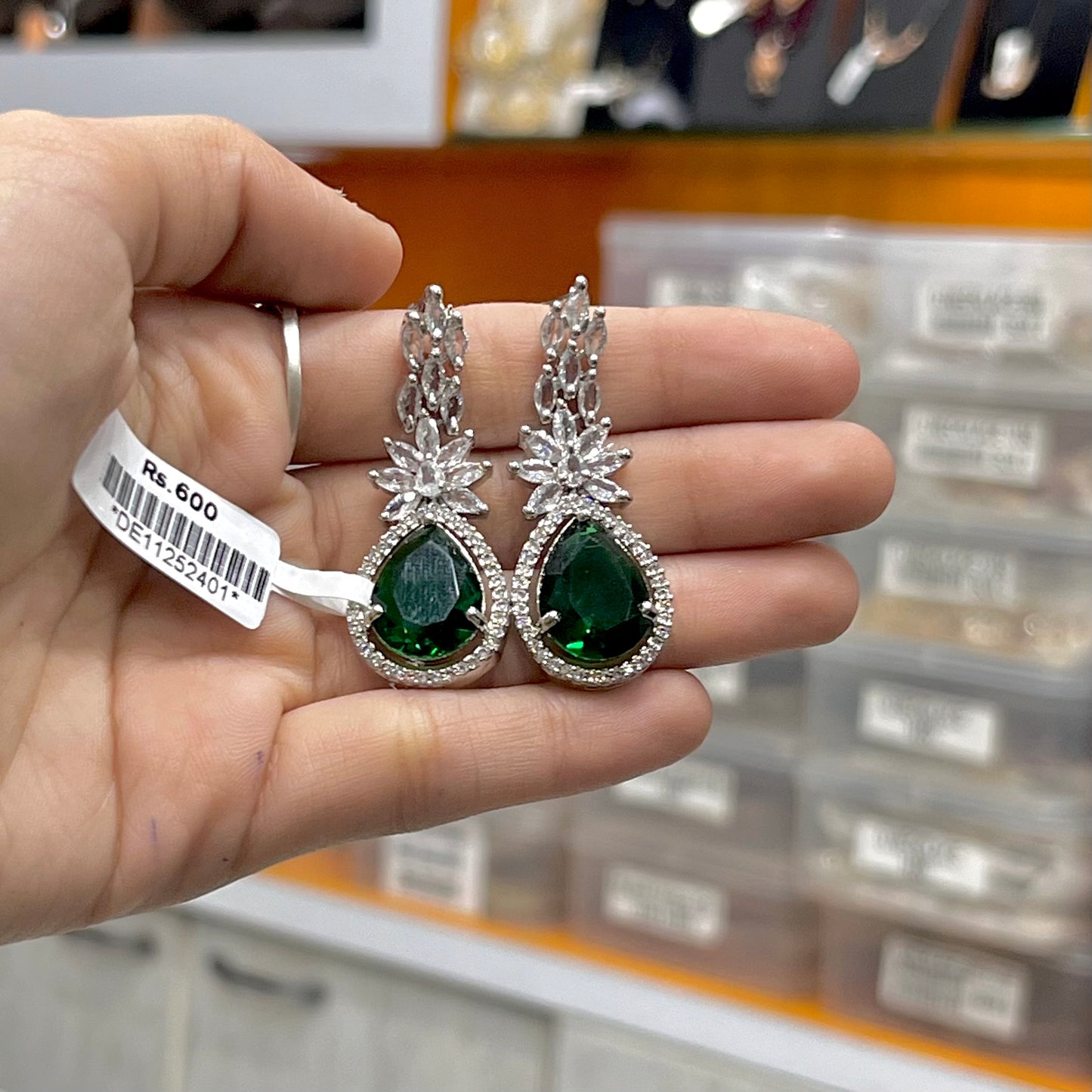 Zircon Earrings 35556