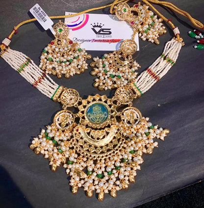 Kundan Necklace Set 966269