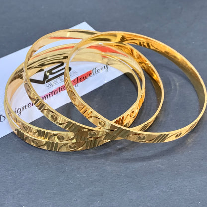Gold Platted Bangles 33112